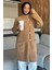 Çift Cepli Taşlı Düğmeli Tesettür Yumoş Triko Ceket (S-M-L-Xl Beden Uyumludur.) P-00018073 1