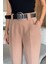 Kadın Kemer Aksesuarlı Duble Paça Pantolon P-00018025 4