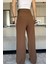 Kadın Bol Paça Kumaş Pantolon P-00018009 3