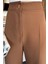 Kadın Bol Paça Kumaş Pantolon P-00018009 4
