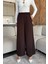 Kadın Bol Paça Bel Lastikli Kumaş Pantolon P-00018018 2