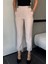 Bel Lastikli Yazı Detaylı Slim Fit Kumaş Pantolon P-00018014 1