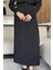 Kemerli Pileli Tesettür Etek (S,m,l,xl Uyumludur) P-00018021 2