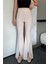 Paça Yırtmaçlı Palazzo Slim Fit Kumaş Pantolon P-00018030 2
