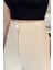 Kadın Bol Paça Kumaş Pantolon P-00018009 4