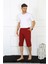 Moda Erkek Cepli Pamuk Lakost Kapri Bordo 1