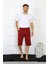 Moda Erkek Cepli Pamuk Lakost Kapri Bordo 2