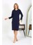Moda Pamuk Ev Elbisesi Tunik Gecelik Lacivert 4