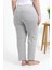 Moda Kadın Pamuklu Büyük Beden Alt Pijama Gri 7