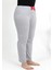 Moda Kadın Pamuklu Büyük Beden Alt Pijama Gri 3
