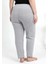 Moda Kadın Pamuklu Büyük Beden Alt Pijama Gri 7