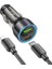 Hoco NZ12A Action PD43W USB + Type-C Araç Çakmaklık Hızlı Şarj Aleti + Type-C To iPhone Lightning KA-(5775) 4
