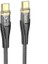 Hoco U121 Gold Standard Transparent Discovery Edition 60W Type-C To Type-C Hızlı Şarj ve Data KABLOS-(5775) 1