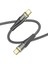 Hoco U121 Gold Standard Transparent Discovery Edition 60W Type-C To Type-C Hızlı Şarj ve Data KABLOS-(5775) 3