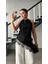 Siyah Premium Saten Dantel Bluz 1