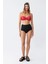 Moda Kadın Straplez Kırmızı Yüksek Bel Bikini Takımı 1