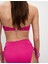 Destekli Önü Büzgülü Bandeau Bikini Üstü 8