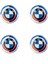 Bmw 50. Yıl Jant Göbeği Seti 70MM 36136783536 1