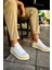 Solederva - Santoni Gbt Spor Erkek Ayakkabı Beyaz/sarı - MN979 3