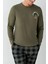 Uzun Kol Ekoseli Erkek Pijama Takım 3500 2