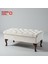 Puf Mürren Ayaklı Kapitoneli Dekoratif 100x40x45 cm(Ekru) 2