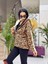 NC14241 Italyan Leopar Kadife Ceket Camel 4