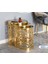 Mim Bronz - Gold Lazer Kesim Zigon Sehpa 1
