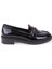 DZA07-863705 Siyah Rugan Günlük Loafer Kadın Ayakkabı 2