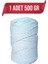 Makrome Ipi 5 kg 4 mm Büküm Burgulu Halat Perde Örgü Ipi 10 Adet 500 gr 4