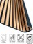 Mdf Ahşap Akustik Puvar Paneli 60X275 cm 2