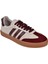 Hakiki Deri Kadın Spor Ayakkabı Sneaker MAK-3020 Bordo 1