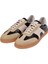 Hakiki Deri Kadın Spor Ayakkabı Sneaker MAK-5120 Siyah Bej 4