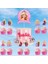 Barbie Cake Topper Set Pasta Seti 20 Kürdan 25 Kek Kalıbı 1 Pasta Üstü Büyük Doğum Günü Pasta Süsü 5