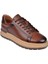 Hakiki Deri Erkek Spor Ayakkabı Sneaker VOY-387 Taba 1