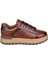 Hakiki Deri Erkek Spor Ayakkabı Sneaker VOY-387 Taba 2