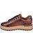 Hakiki Deri Erkek Spor Ayakkabı Sneaker VOY-387 Taba 3