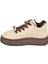 Içi Polar Kadın Spor Ayakkabı Sneaker GJ-25K421 Bej 3