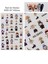 Labubu Tırnak Sticker Protez Tırnak Kalıcı Oje Süsleme, Nail Art Sticker 5D451 1