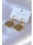 316L Çelik Gold Renk Lotus Model Kadın Küpe 1