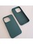 iPhone 15 Pro ile Uyumlu Logosuz Lansman Içi Kadife Silikon Kılıf 2