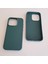 iPhone 15 Pro ile Uyumlu Logosuz Lansman Içi Kadife Silikon Kılıf 3