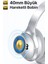 Kablosuz Kulaküstü Gümüş Bluetooth Kulaklık Stereo-Mikrofon-Aux HK-033 3