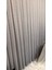 Nivemeshome Mızraklı FIR0914 AR03102 V-105 Gri 1/2,5 Sık Pileli Tül Perde Apm 10