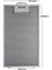 LC65KA670T Aspiratör Davlumbaz Için Alüminyum Filtresi 200×345 mm Class 1