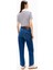 Kadın Layla Slim Fit Yüksek Bel Düz Paça Jean Pantolon - Mavi 3