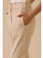 Kadın Lena Havuç Kesim Pantolon - Bej 3