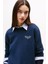 Kadın Regular Fit Nakış Logolu Sweatshirt - Lacivert 4