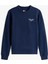 Kadın Regular Fit Nakış Logolu Sweatshirt - Lacivert 5