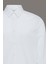 Erkek Slim Fit Supima Pamuklu Klasik Gömlek - Beyaz 3