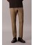 Erkek Slim Tech Stretch Pantolon - Kahverengi 1